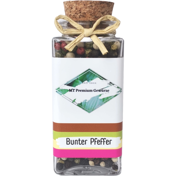 Bunter Pfeffer, ganz - MT Gewürzglas 51 g