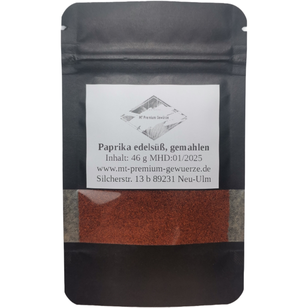 Paprika edelsüß, gemahlen - Standbodenbeutel 46 g